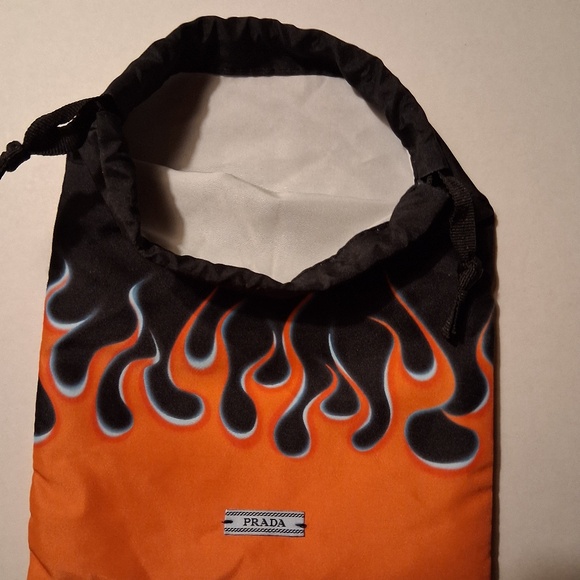 Prada Limited Edition Flames Drawstring Dust Bag - Picture 4 of 4
